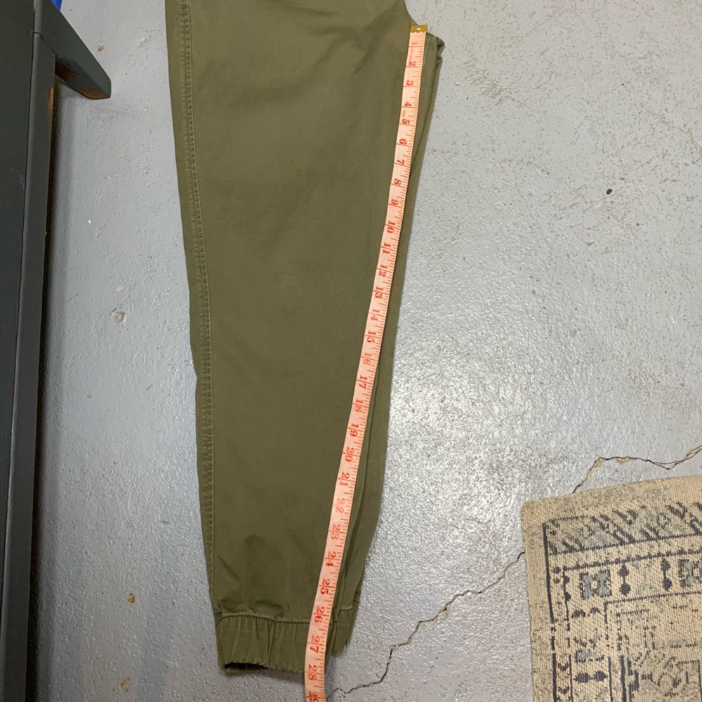 Levi's XX Chinos Jogger Military Green Sz L Elastic Hem Modern Denim Pants - Picture 16 of 16